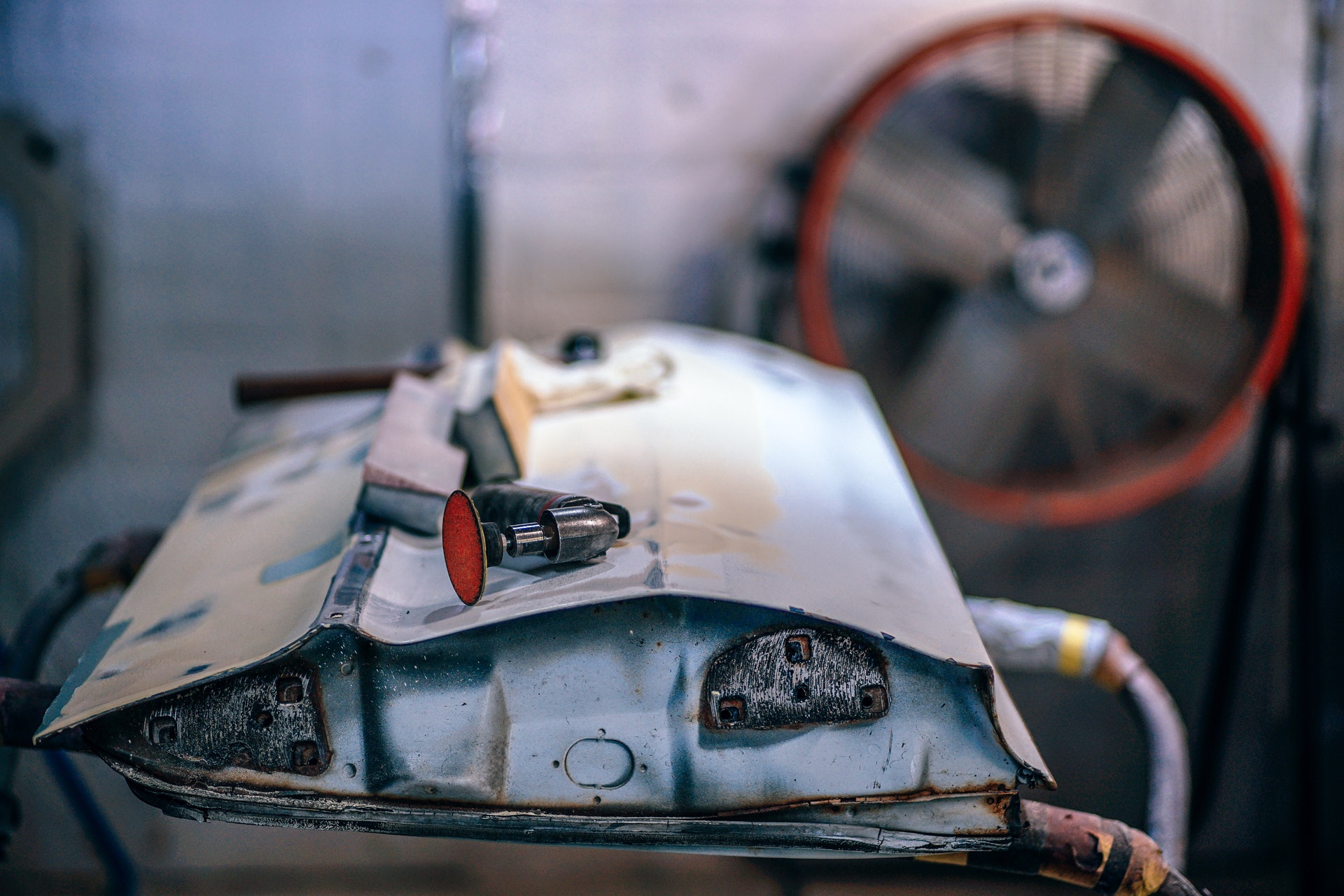 Automotive body repair and fabrication work
